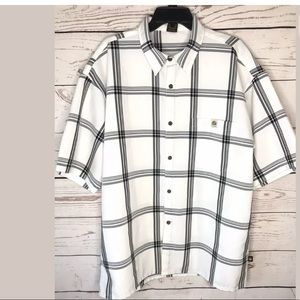 VTG LowRider  Plaid Button Up Short